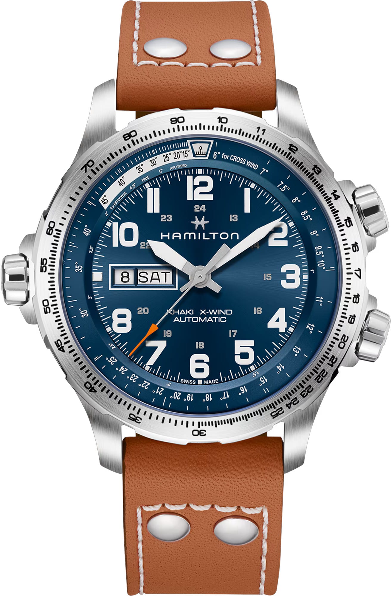 Hamilton H77765541 Khaki Aviation X-Wind Day Date Auto 45mm