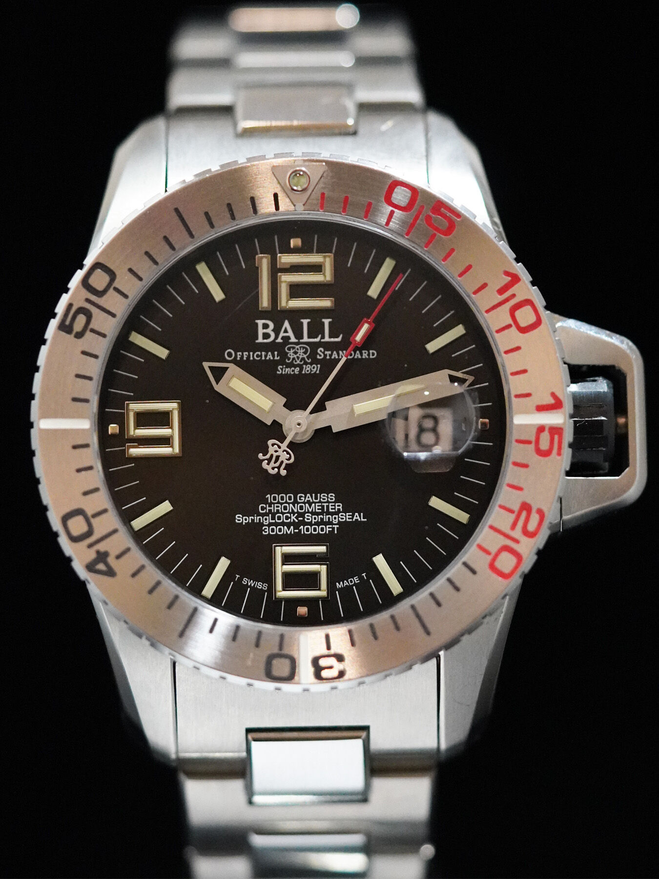 Ball DM3200A-S1C-BK Engineer Hydrocarbon EOD Titanium 42mm