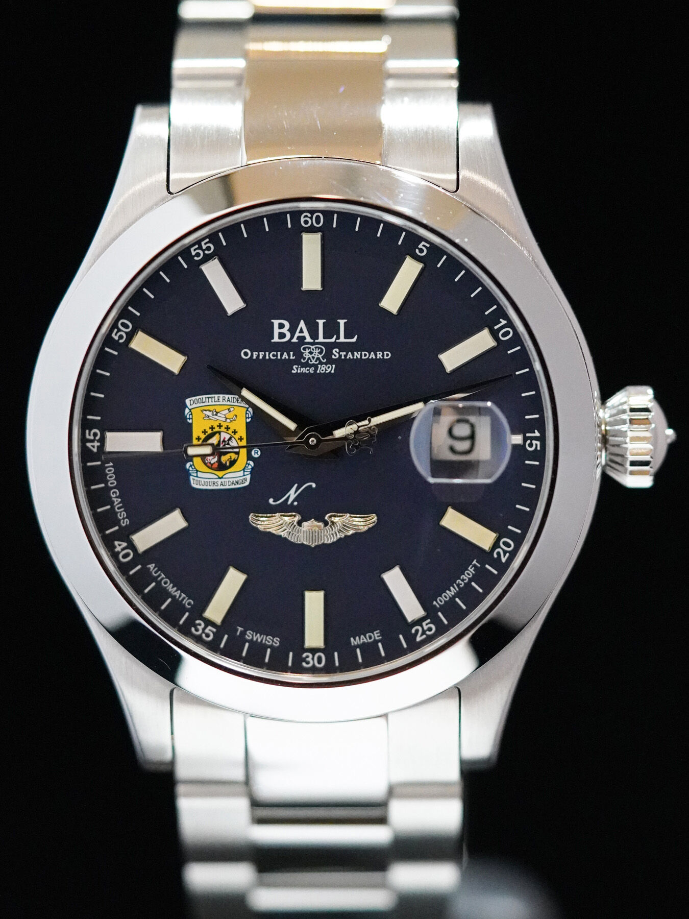 Ball Engineer Master II Doolittle Raiders Rainbow Tubes NM3000C-S1-BER