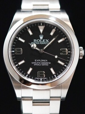 Rolex 214270 Explorer Stainless Steel Black Dial