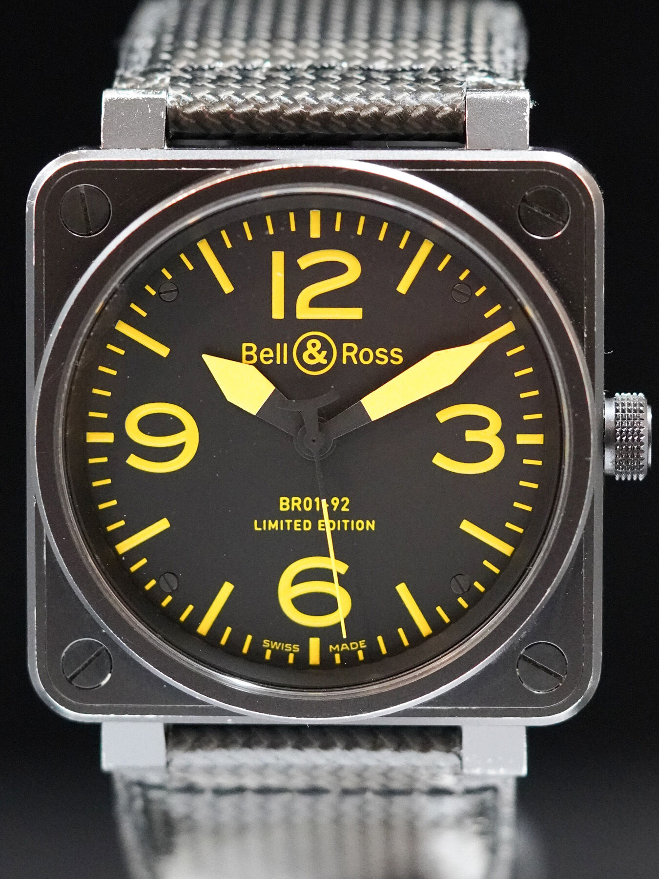 Bell & Ross BR01-92 Aviation Heritage Limited Edition Black & Yellow Dial