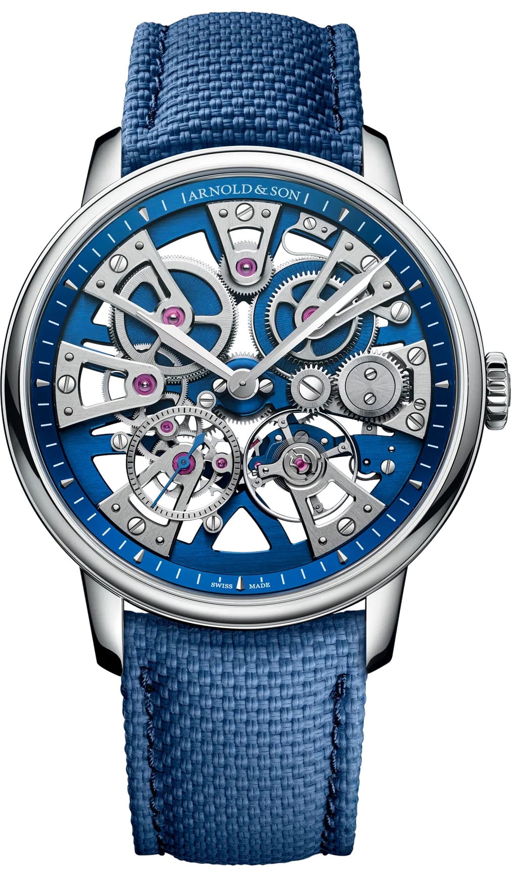 Arnold & Son 1NEGS.U01A.K0243S Nebula 40 Steel