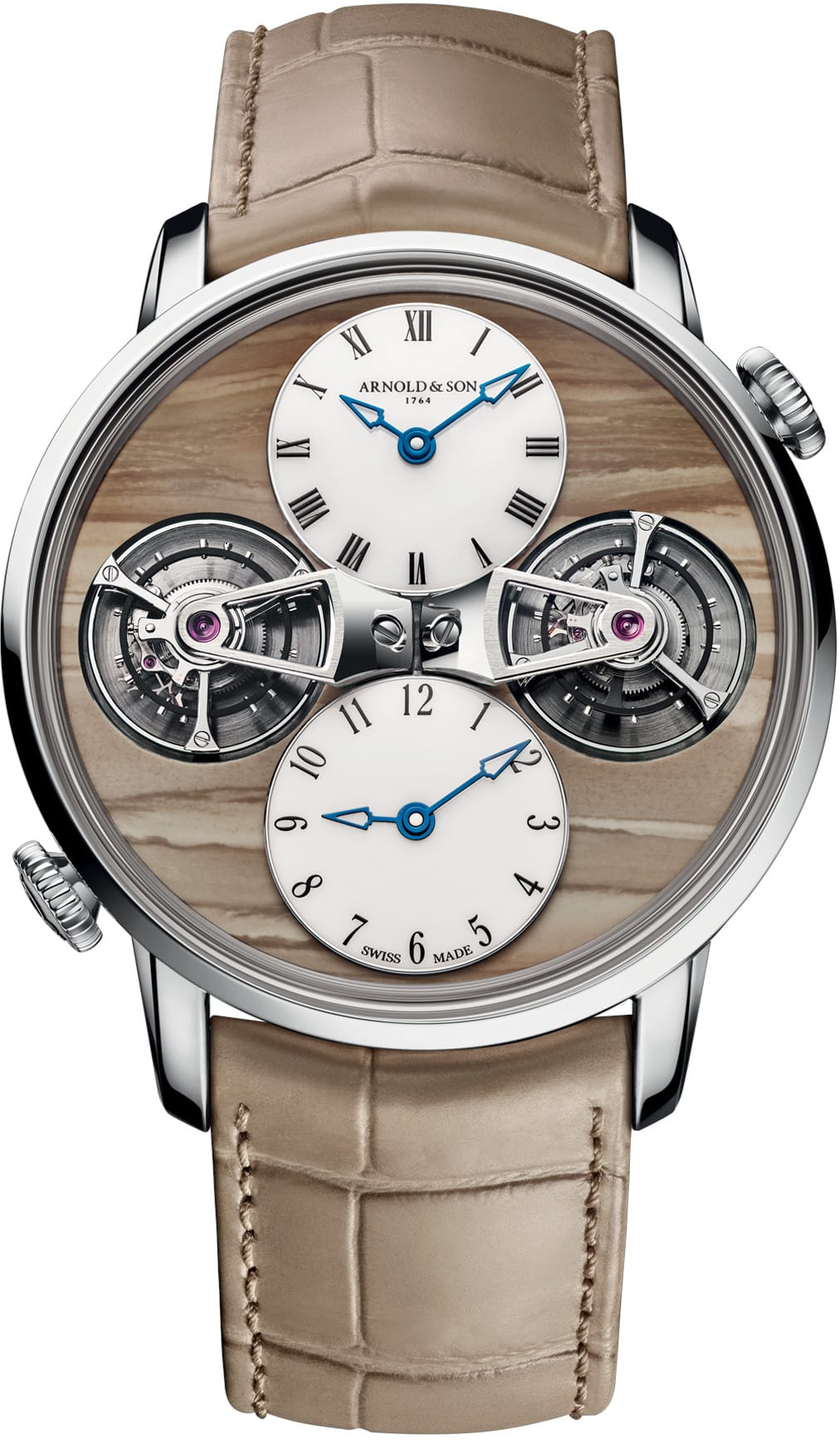 Arnold & Son 1DTAW.Z09A.C1259O Double Tourbillon White Gold
