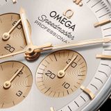 Omega 310.23.42.50.02.001 Speedmaster Moonwatch Professional 42mm Steel Moonshine Gold on Alligator Strap image 3 thumbnail