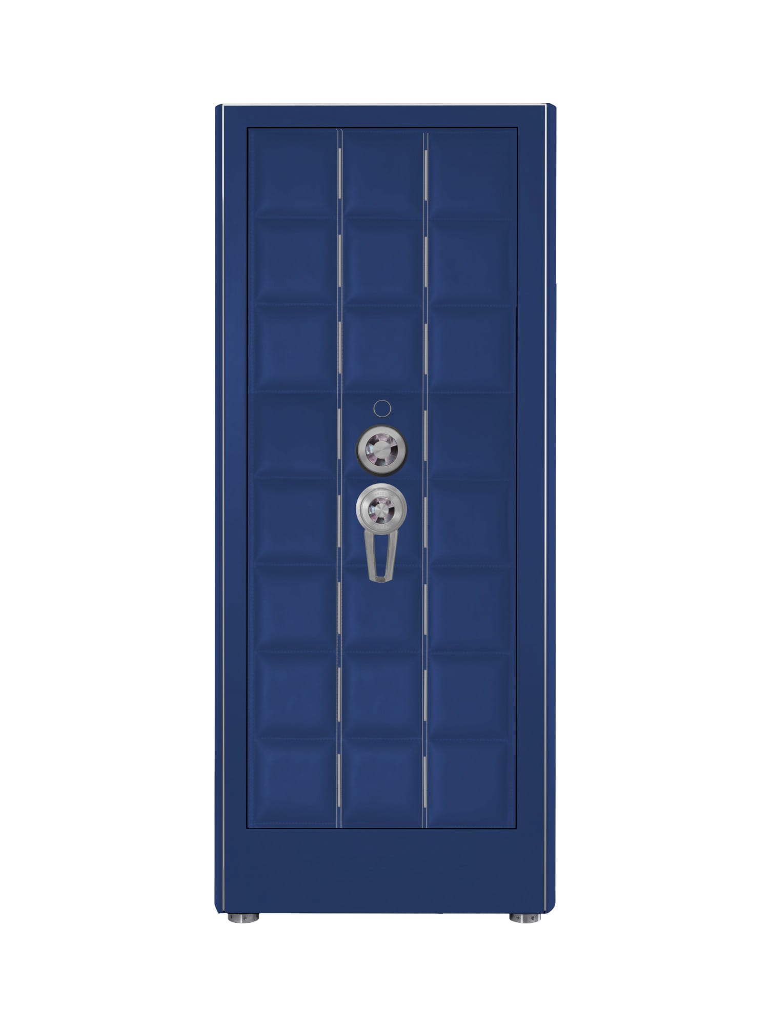 Buben & Zorweg Orion XXL Plus Standalone VdS I Nappa Ocean Blue Safe with Watch Winders