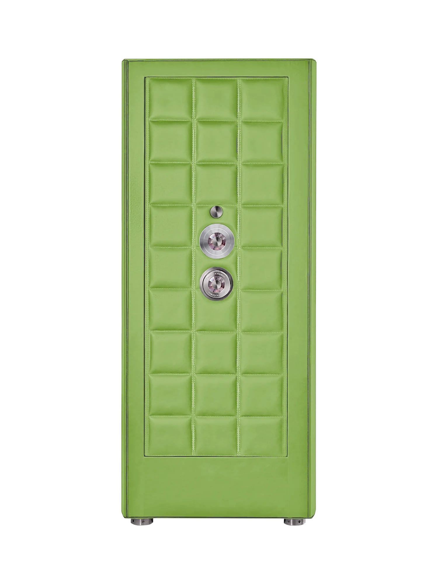 Buben & Zorweg Orion XL Standalone VdS I Nappa Lizard Green Safe with Watch Winders