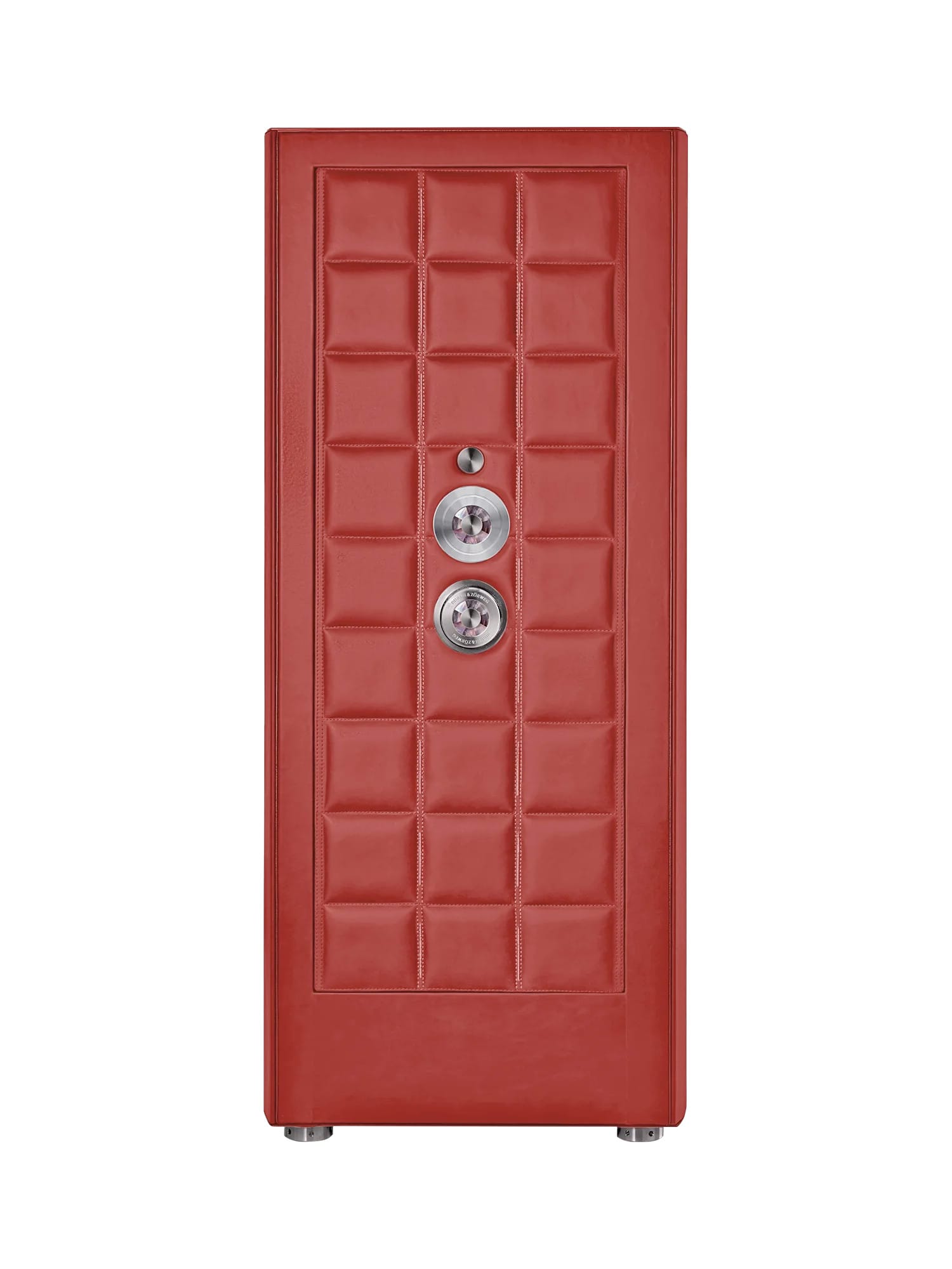 Buben & Zorweg Orion XL Standalone VdS I Nappa Cherry Red Safe with Watch Winders