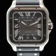 Cartier WSSA0037 Santos Black ADLC Steel image 0 thumbnail