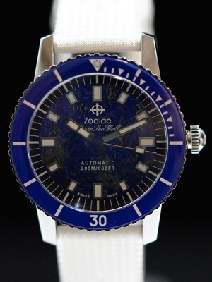 Zodiac ZO9312 Compression Diver Blue Lapis Lazuli Dial