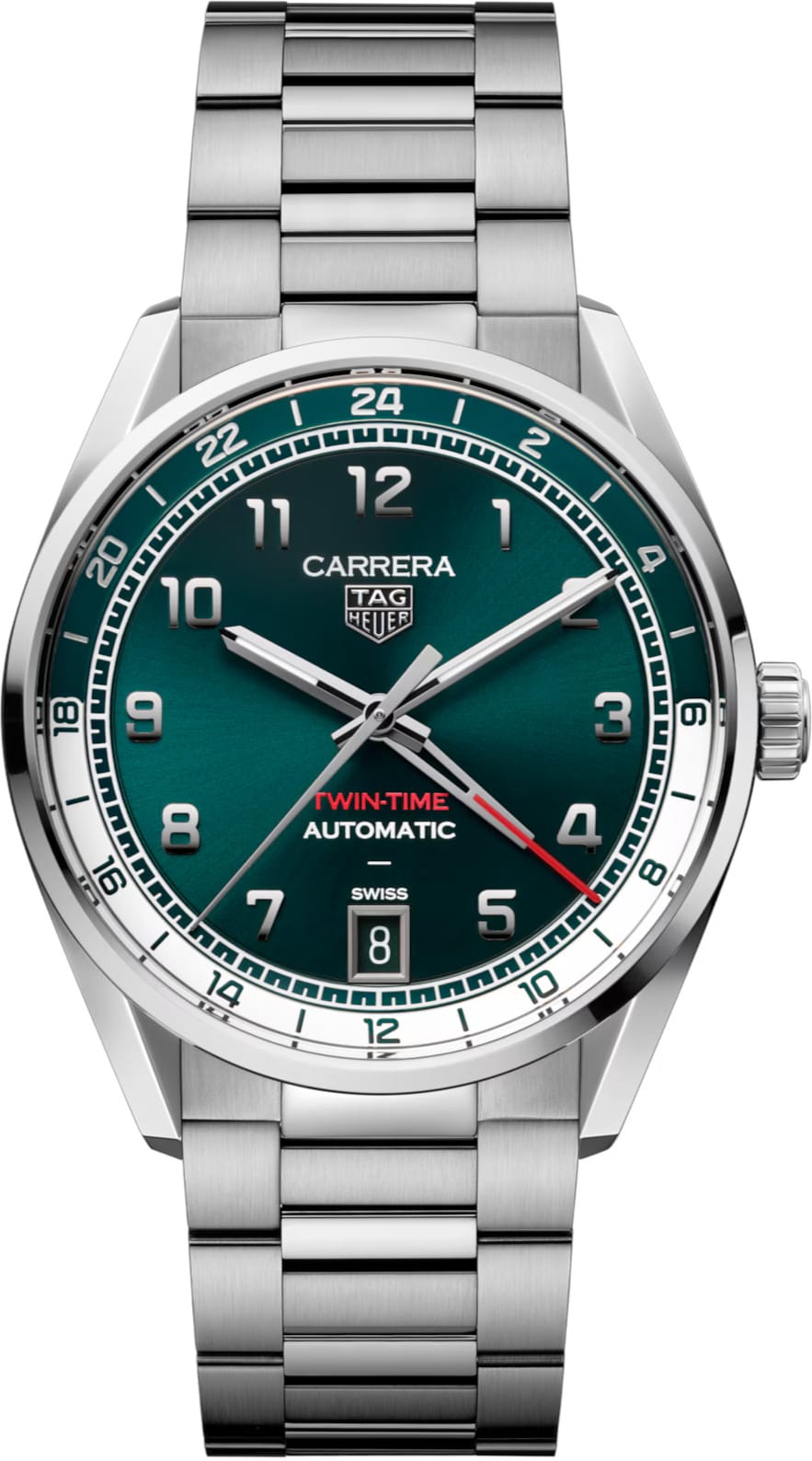 TAG Heuer WDA2114.BA0043 Carrera Date Twin Time