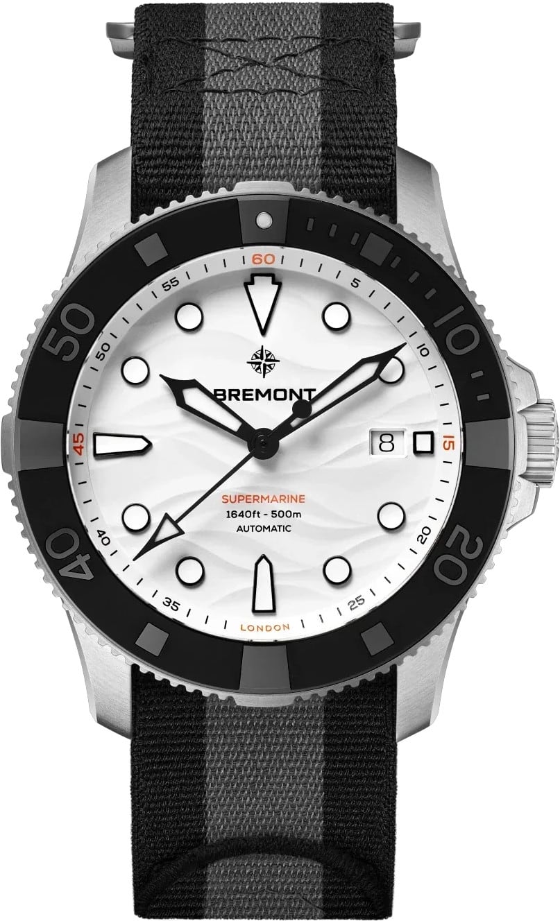 Bremont SM43-DT-SS-WH-N-S Supermarine 500m Polar White