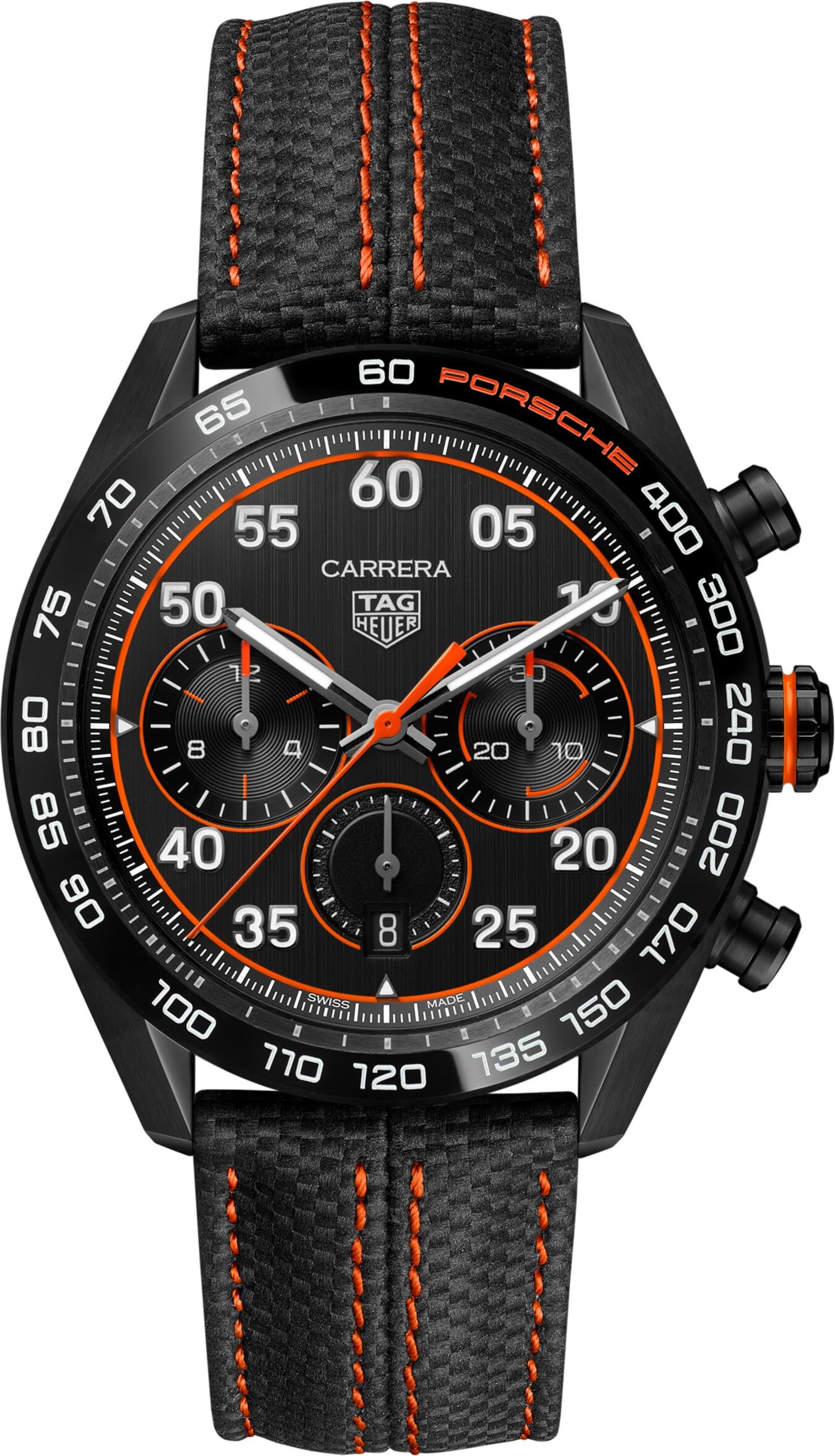 TAG Heuer Cbn2A1M.fc6526 Carrera Chronograph X Porsche Orange Racing