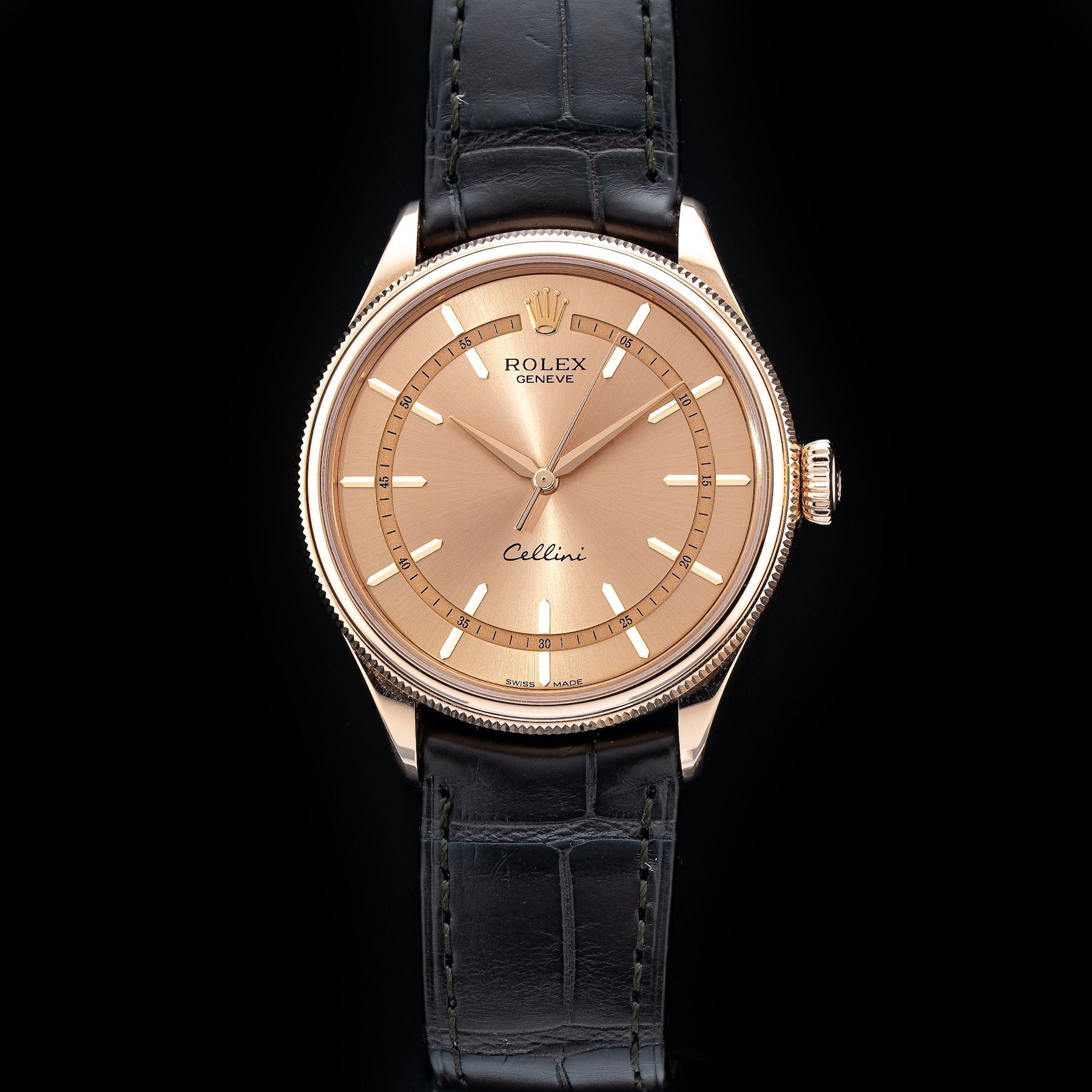 Rolex 50505 Cellini Time Rose Gold