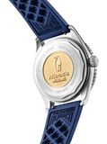 Nivada Grenchen 32074A24 Aquamar Blue On Rubber Strap image 1 thumbnail