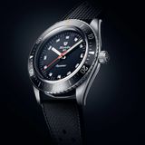 Nivada Grenchen 32068A01 Aquamar Black On Rubber Strap image 3 thumbnail