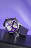 Speake Marin 914211570 Openworked Tourbillon Purple Hour 42mm image 8 thumbnail