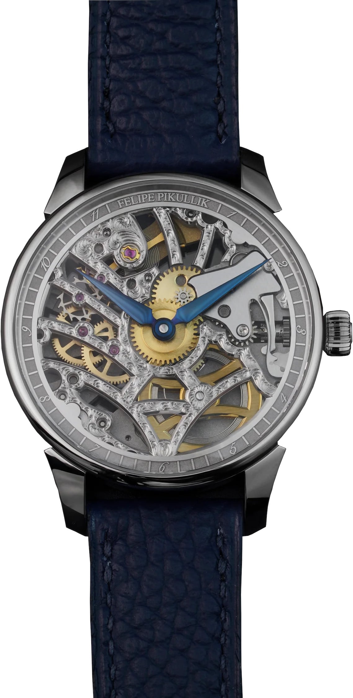 Felipe Pikullik FPSK24 White Rhodium Engraved