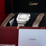 Cartier WSSA0064 Santos Steel Brown Dial 40mm image 8 thumbnail