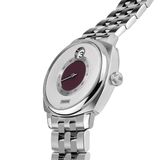 Fears BS240.500A.011.002 Brunswick 40.5 Jump Hour 'Barleycorn Plum' On Bracelet image 2 thumbnail