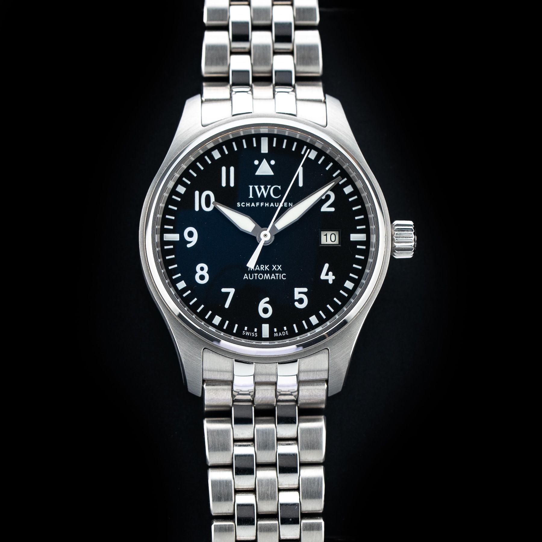 IWC IW328202 Pilot Mark XX 40mm Black Dial