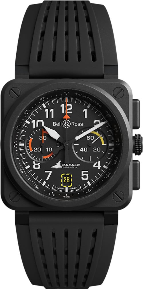 Bell & Ross BR0394-RSD-CE/SRB Chronograph Rafale Solo Display