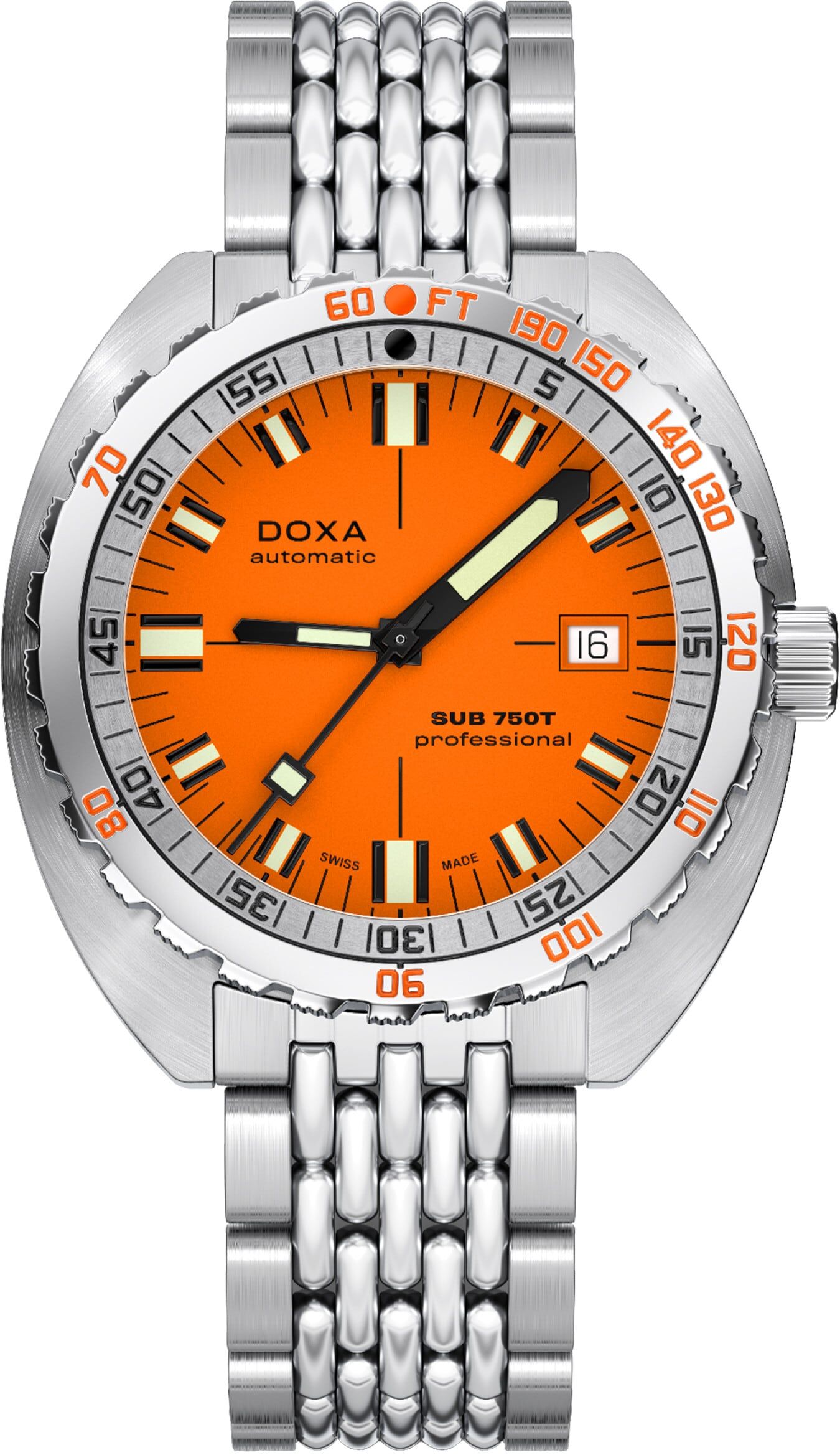 DOXA SUB 750T Professional 825.10.351.10 On Bracelet