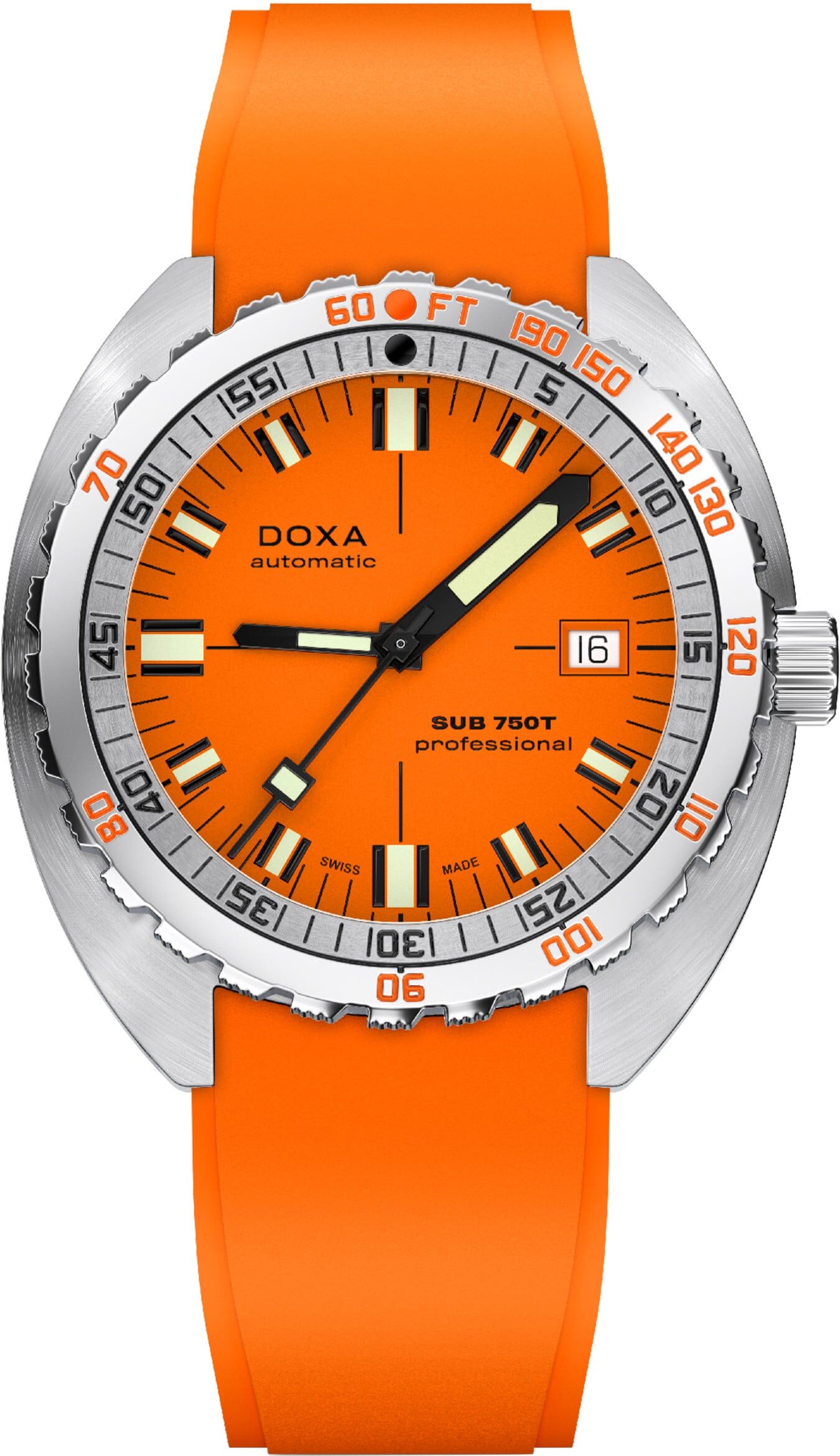 DOXA SUB 750T Professional 825.10.351.21 On Strap