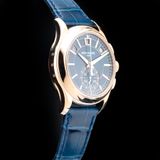 Patek Philippe 5905R-010 Flyback Chronograph Annual Calendar Rose Gold Blue image 1 thumbnail