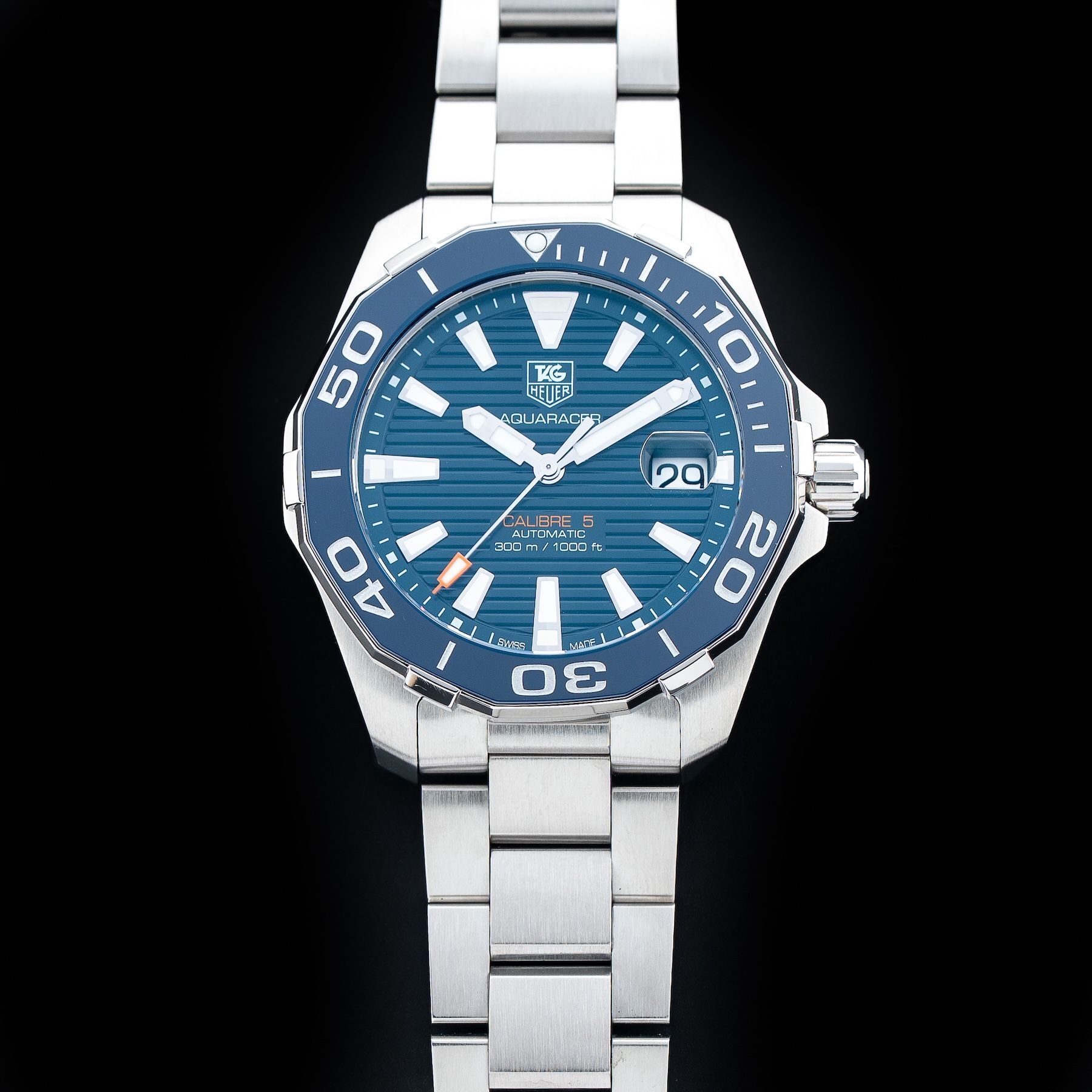 Tag Heuer Aquaracer Automatic Navy Blue Dial Way211C.ba0928