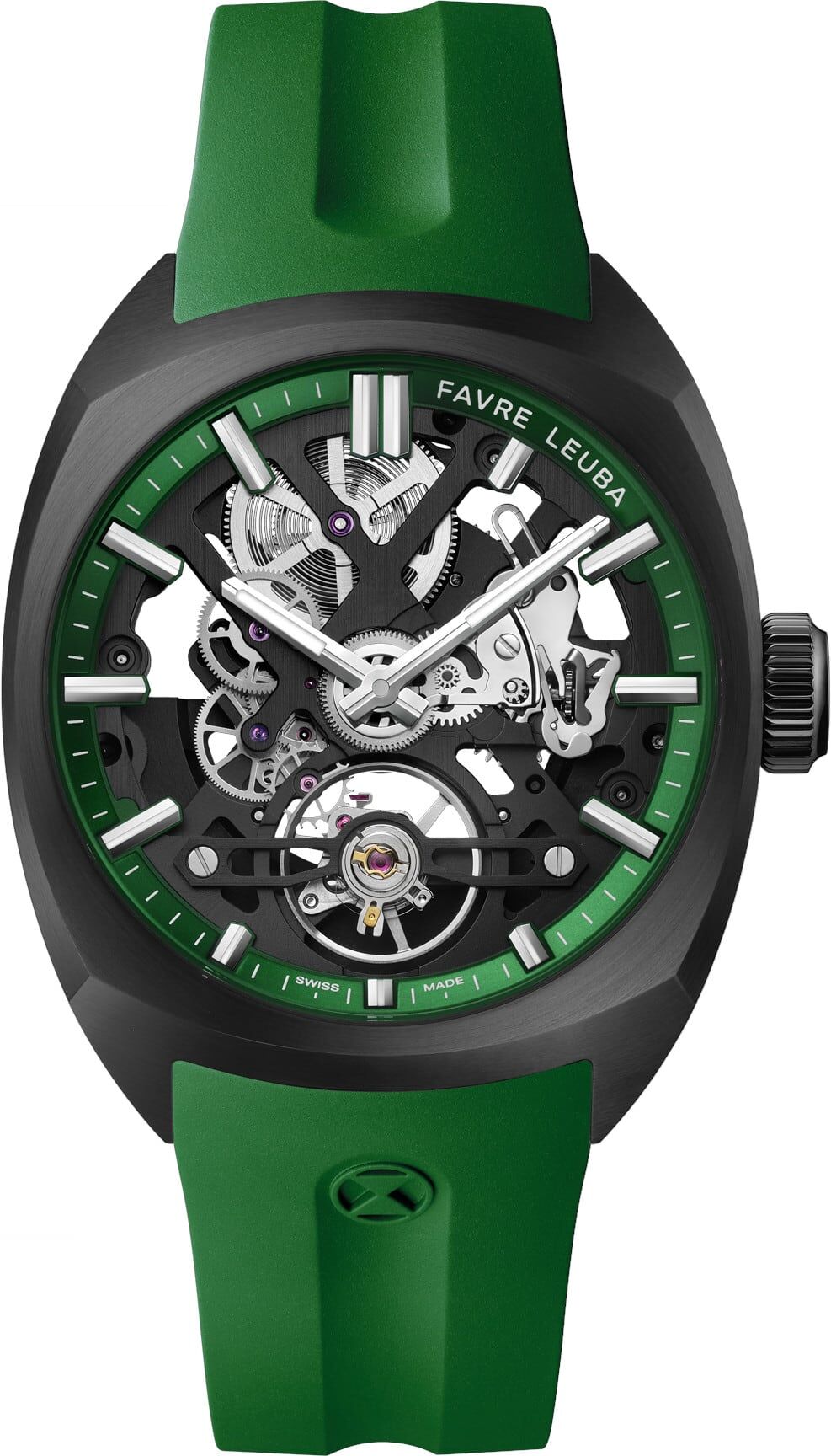 Favre Leuba 00.20106.105.03.303 Chief Skeleton Green