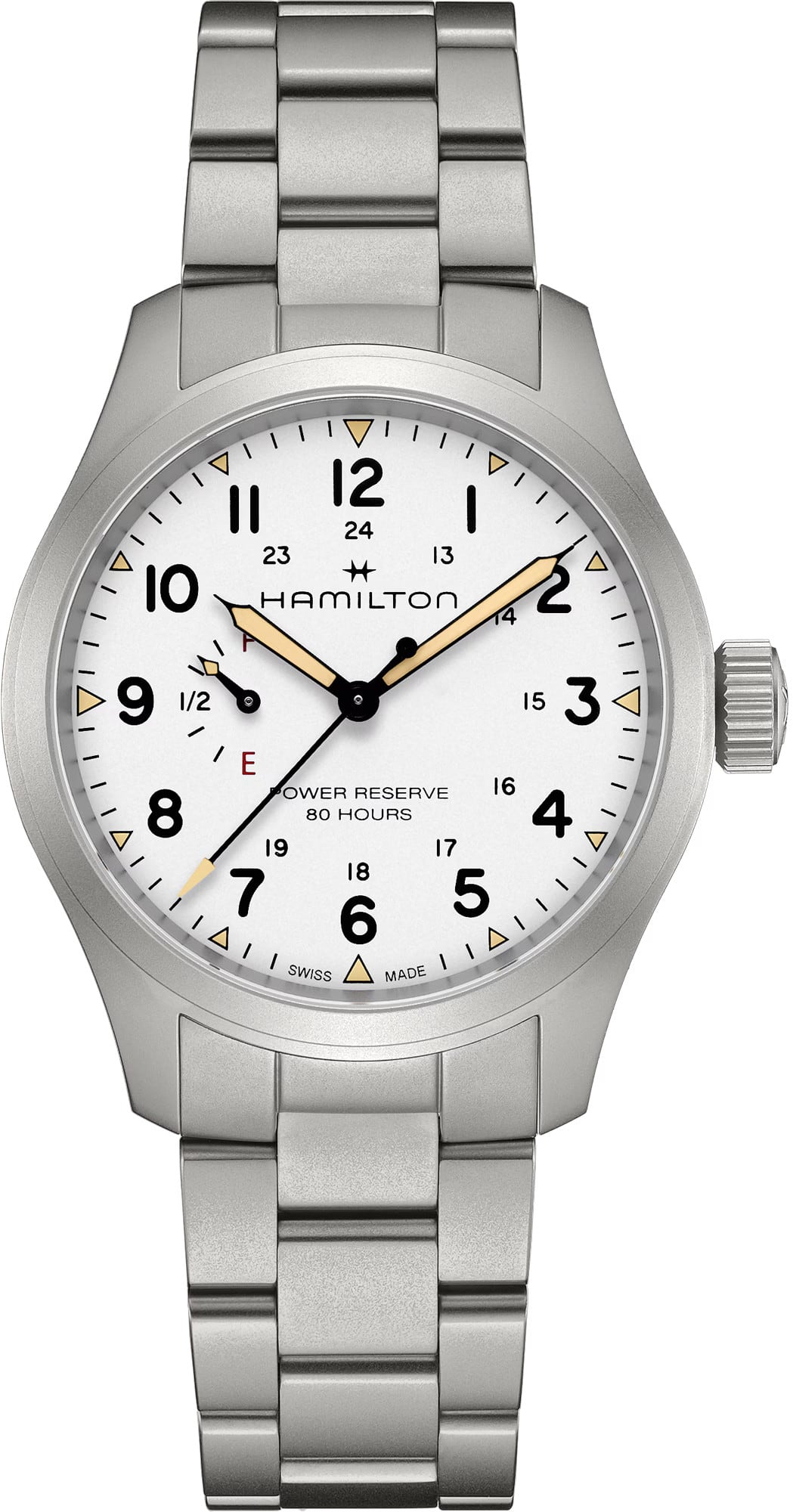 Hamilton H69509110 Khaki Field Mechanical Power Reserve