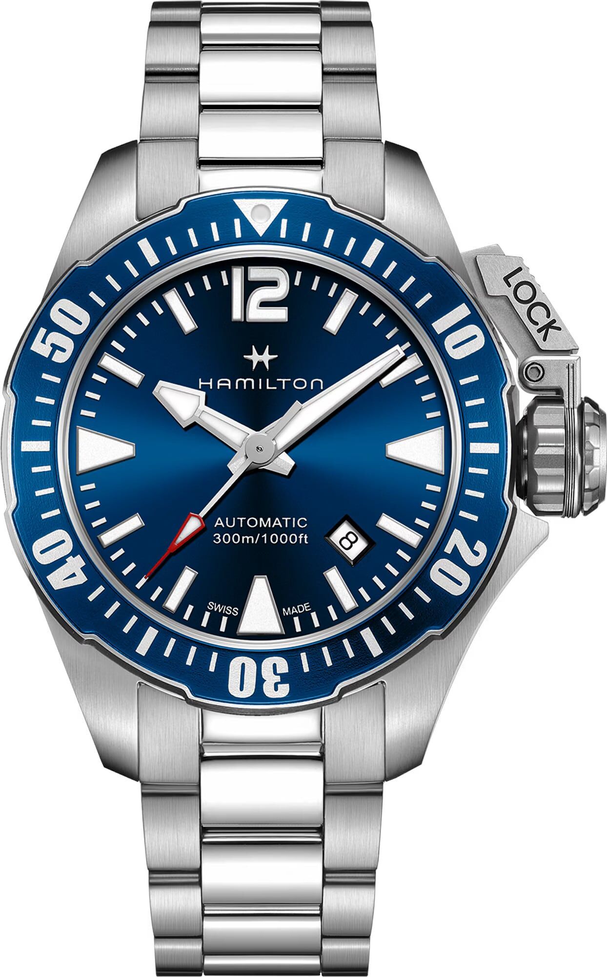 Hamilton H77705145 Khaki Navy Frogman Auto 42mm