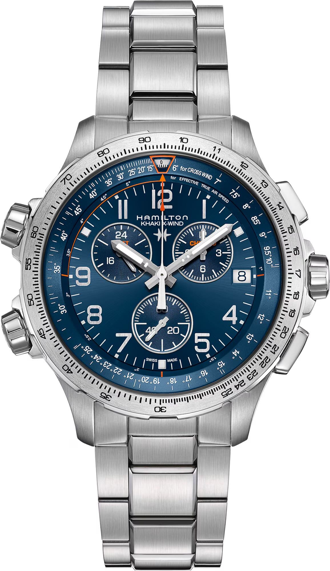 Hamilton H77922141 Khaki Aviation X-Wind GMT Chrono Quartz 46mm