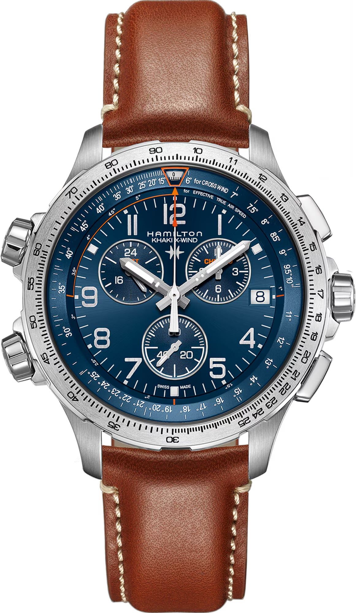 Hamilton H77922541 Khaki Aviation X-Wind GMT Chrono Quartz 46mm