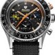 Nivada Grenchen 87049Q01 Chronoking Mecaquartz Racing Carbon on Rubber Tropic Strap image 0 thumbnail