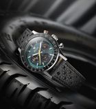 Nivada Grenchen 87051Q01 Chronoking Mecaquartz Racing Green on Rubber Tropic Strap image 7 thumbnail