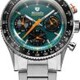Nivada Grenchen 87051Q20 Chronoking Mecaquartz Racing Green On Bracelet Flat Link image 0 thumbnail