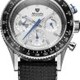 Nivada Grenchen 87046Q01 Chronoking Mecaquartz Racing Grey On Rubber Tropic Strap image 0 thumbnail