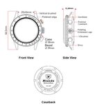 Nivada Grenchen 87051Q01 Chronoking Mecaquartz Racing Green on Rubber Tropic Strap image 6 thumbnail