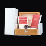 Omega 332.12.41.51.11.001 Speedmaster 57 Coaxial Chronometer Chronograph Red Dial 40.5mm On Strap image 7 thumbnail