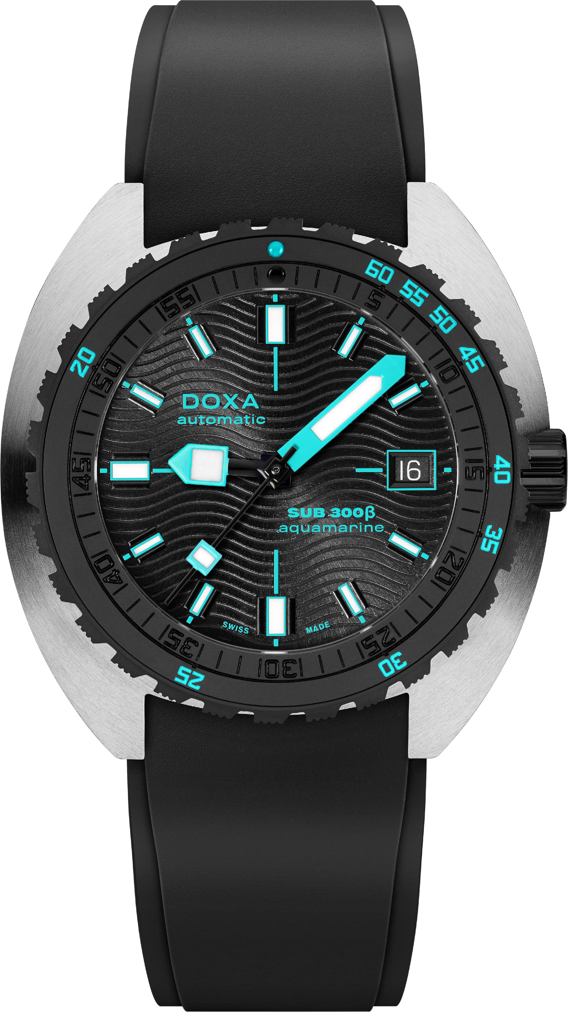 DOXA Sub 300β Aquamarine 830.10.241.20 on Strap