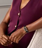 Michele MWW06E000148 Deco Park Black Leather image 3 thumbnail