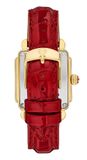 Michele MWW06H000005 Deco Sport Mid Gold-Plated Ruby Red Leather image 2 thumbnail
