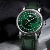 Mühle Glashütte M1-33-96-LB Teutonia II GMT Green Dial image 5 thumbnail