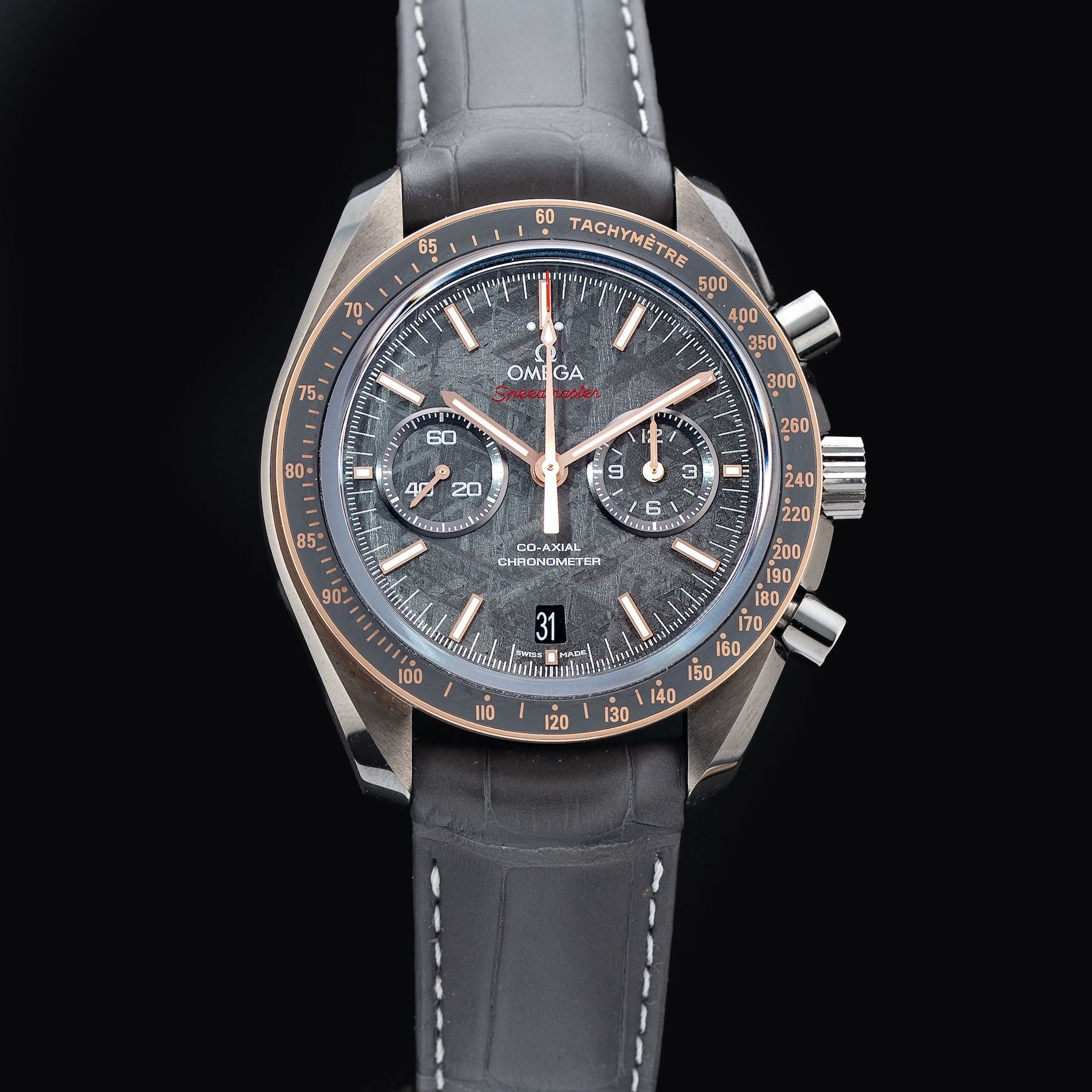 Omega 311.63.44.51.99.001 Speedmaster Grey Side of The Moon Meteorite