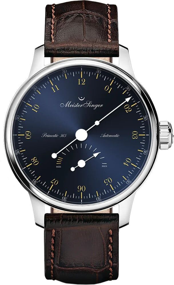 MeisterSinger Primatic 365 Sunburst Steel Blue With Gold