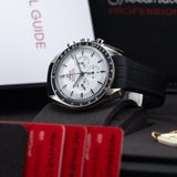 Omega 310.32.42.50.04.001 Speedmaster Moonwatch Professional White Dial On Rubber Strap image 6 thumbnail