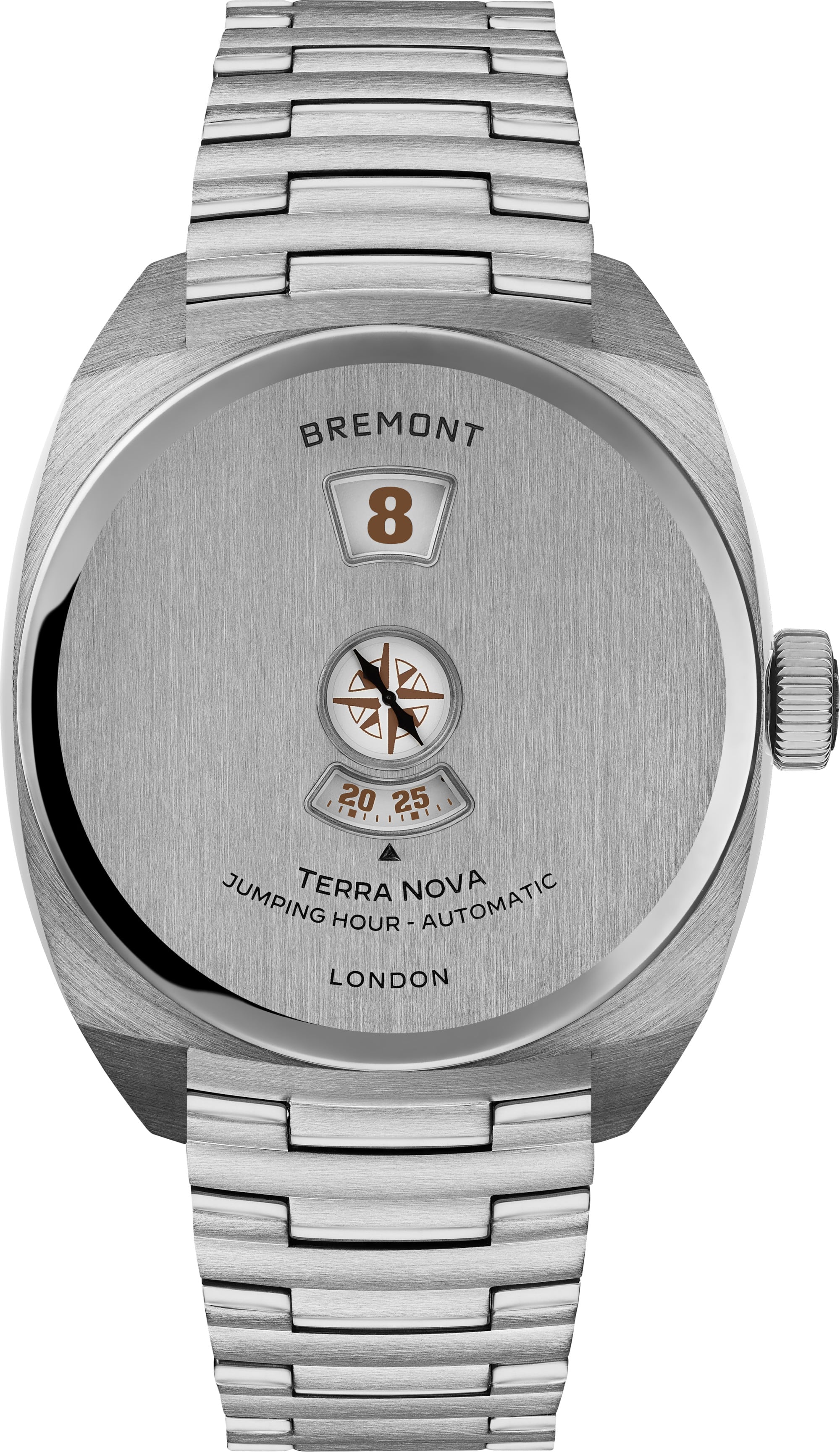 Bremont TN38-JH-SS-CC-B Terra Nova Jumping Hour On Bracelet