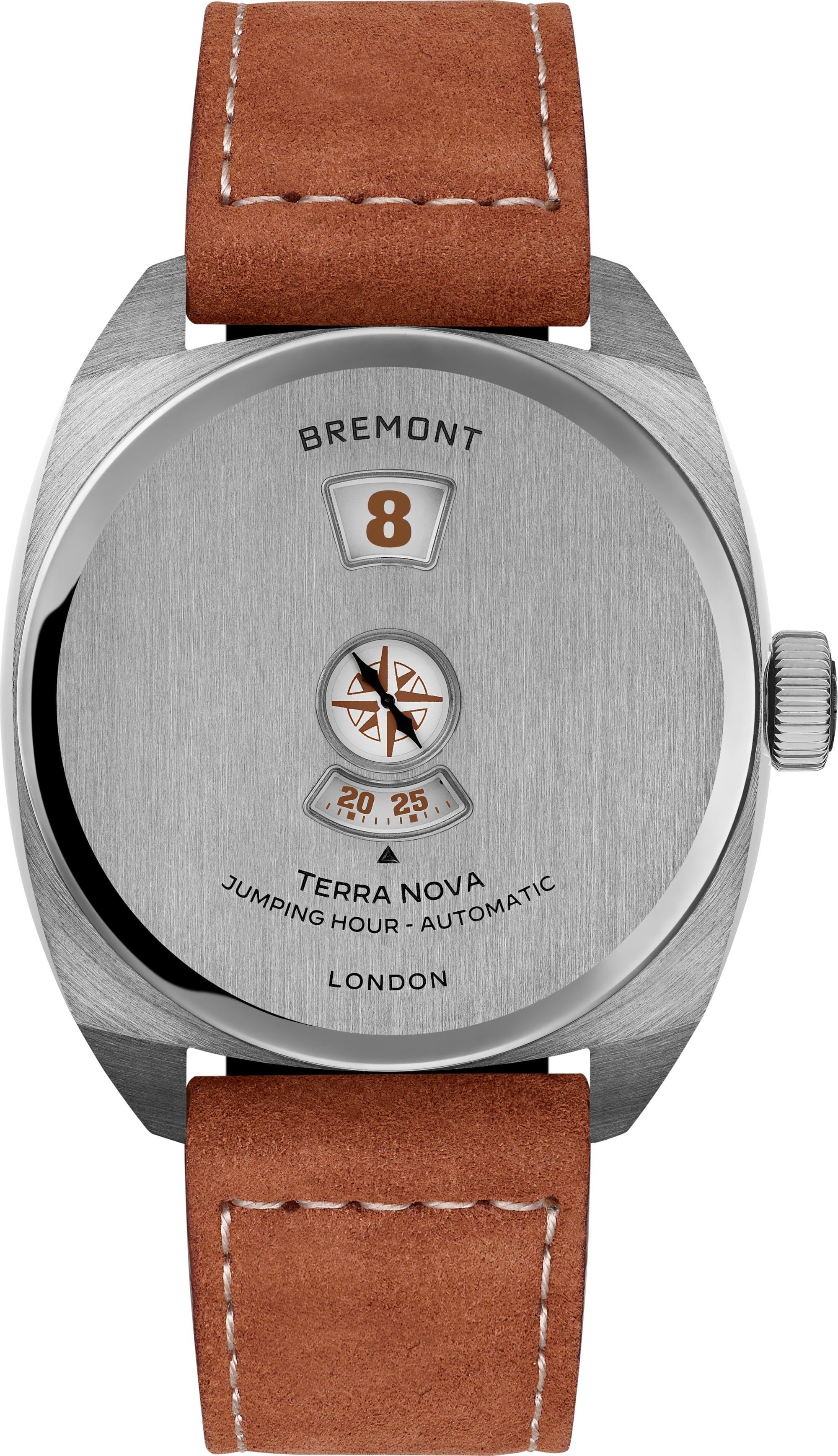 Bremont TN38-JH-SS-CC-L-S Terra Nova Jumping Hour On Strap