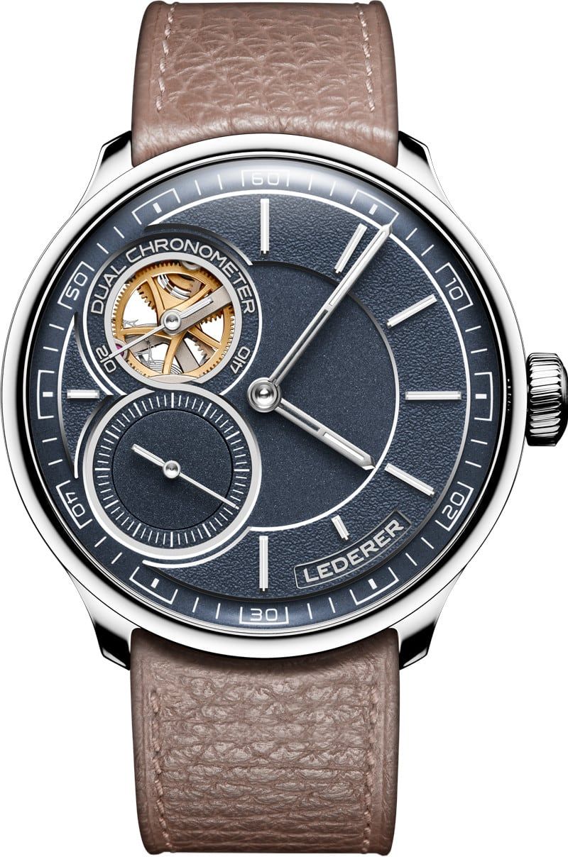 Lederer CIC 9016.60.302 Central Impulse Chronometer Deep Blue